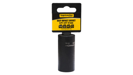 Вложка ударна удължена 6 стенна 3/8" х 22mm TMP image