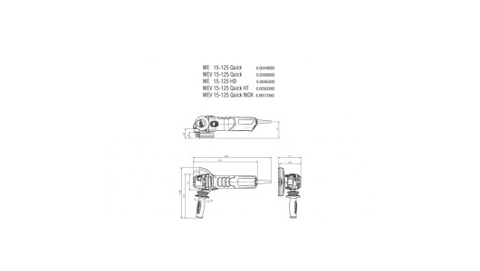 WEV 15-125 Quick * Angle grinder image