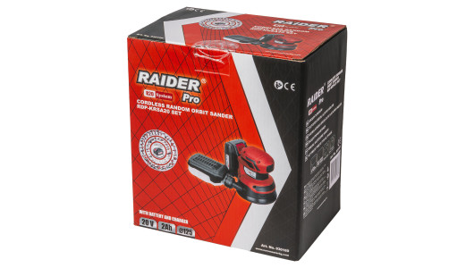 R20 Ексцентършлайф &Oslash;125mm рег. обор. 2Ah RAIDER PRO RDP-KRSA20 image