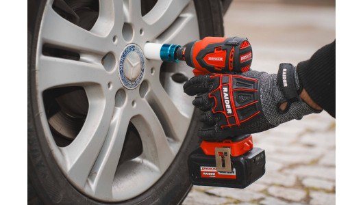 Гайковерт безч 20V 4-ск.4Ah 280Nm 3/8&ldquo; и 1/2"куфар RAIDER INDUSTRIAL RDI-IBW03 image