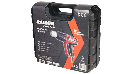 Pistol aer cald 2000W 2trepte t&deg; regl. 5 acc. valiza RD-HG27 image