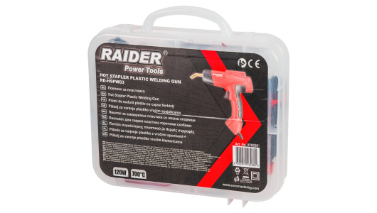 Поялник за пластмаса 120W 700&deg;C 200 скоби куфар RAIDER RD-HSPW03 image