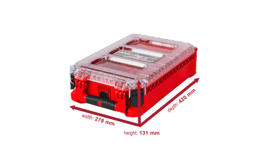 Tool Box 420x278x231mm transparent lid IP65 RDP-MSS5 image