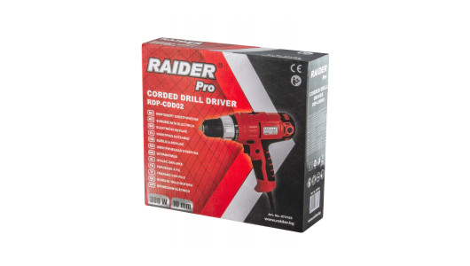Винтоверт електрически 300W 2-ск. RAIDER PRO RDP-CDD02 image