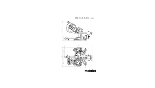 KGS 18 LTX BL 216 Cordless Mitre Saw image