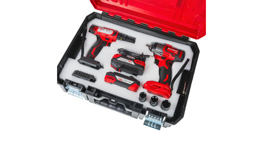 R20 Drill & Brushl. Wrench 320Nm 2x2Ah Case RDP-PCD20&PBIW20 image