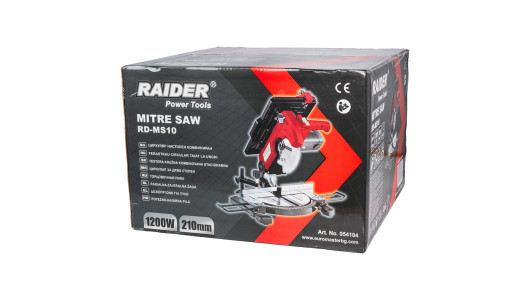 Циркуляр настолен &oslash;210mm 1200W комбиниран RAIDER RD-MS10 image