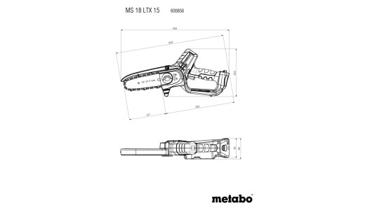 MS 18 LTX 15 Fierăstrău de tăiat fără fir TV00 image