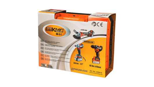 Brushl. Ang. Gr. Wrench Drill 18V 2x4Ah Case BK-3-1 image