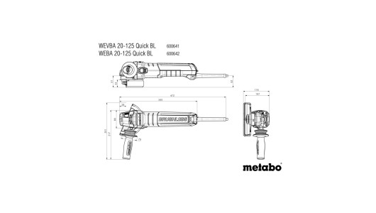Polizor unghiular WEBA 20-125 Quick BL image