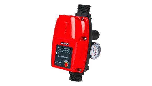 Automatic Pump Control 1.1kW 1" 90°C pressure gauge RD-EPC05 image