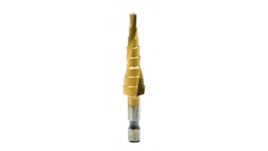 product step-drill-bit-hex-shank-hss-tin-spiral-flute-12mm thumb